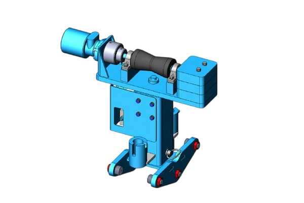 HYDRAULIC POWERED V-ROLLER SUPPORT STAND